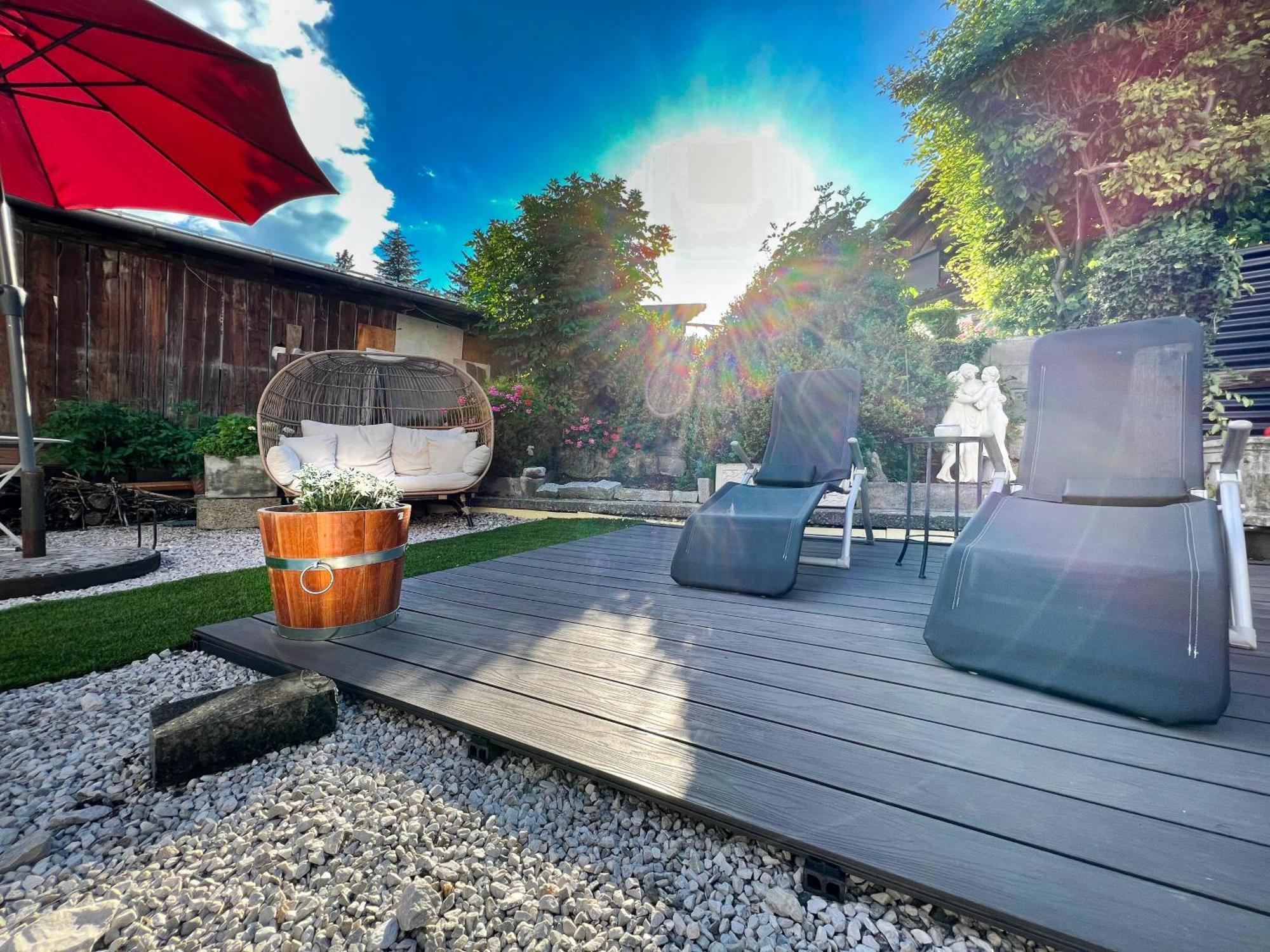 Mitten Im Zentrum Ferienwohnungen Mit Sonniger Terrasse Telfs Bagian luar foto